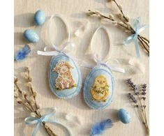 Abris Art Velykinis dekoracijų rinkinys „Easter Company“, 15×5 cm