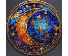 Abris Art Vidutinis karoliukų siuvinėjimo rinkinys „Maginiai sapnai“ 20x20 cm