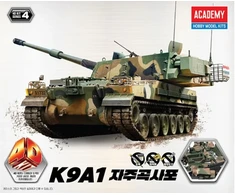 Academy K9A1 Thunder 4D plastikinis surenkamas modelis su lipdukais, 14+
