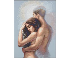 Aine Together kryželiu siuvinėjimo rinkinys, 27x40 cm, 14 ct Aida