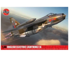 Airfix English Electric Lightning F.6 lėktuvo modelis 1:48