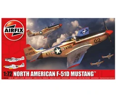 Airfix North American F-51D Mustang 1/72 plastikinis lėktuvo modelis A02047A