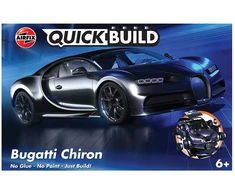 Airfix QUICKBUILD Bugatti Chiron juodas – konstruktorius be klijų, 44 d.