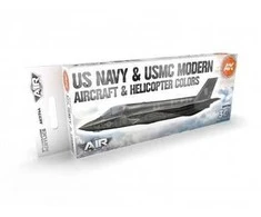 AK Interactive 3-ios kartos akrilinių dažų rinkinys US Navy/USMC aviacijai