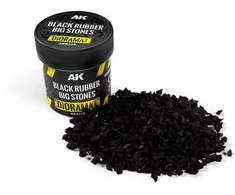 Ak Interactive AK juodi guminiai akmenys dioramoms 100 ml
