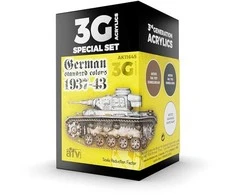 AK Interactive akrilinių dažų rinkinys Vokiečių spalvos 1937–43 (3-ios kartos)