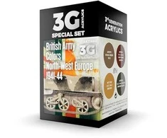AK Interactive Britų armijos dažai N-V Europa 1941–44 akrilinis rinkinys