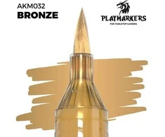 AK Interactive bronzinis akrilinis dažų žymeklis PLAYMARKER AKM032