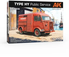 Ak Interactive Citroen Type HY viešųjų tarnybų mikroautobusas modelis 1/35