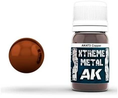 AK Interactive Copper Xtreme Metal emaliniai metaliniai dažai 30 ml