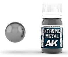 AK Interactive Dark Aliuminio Xtreme Metal emaliniai metaliniai dažai 30ml