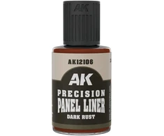 AK Interactive Dark Rust panelių linijų dažai, 30 ml AK12106
