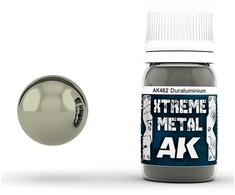 AK Interactive Duraluminium Xtreme Metal emaliniai dažai 30 ml (AK482)