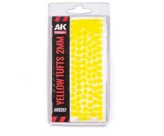 AK Interactive geltoni fantazijos žolės kuokšteliai 2mm AK8267