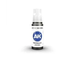 AK Interactive Gun Metal akriliniai modelių dažai 17ml, 3 gen.