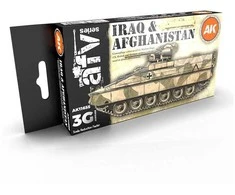 AK Interactive Irakas &amp; Afganistanas 3Gen akrilinių dažų rinkinys