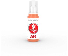 AK Interactive LIGHT FLESH 3 kartos figūrėlių akriliniai dažai 17 ml