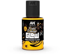 AK Interactive Light Oranžinis Glow fluorescenciniai emalio dažai, 30 ml AK12112
