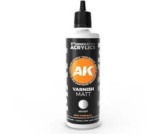 AK Interactive matinė akrilinė 3rd Gen lako danga, 100 ml