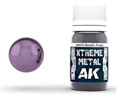 AK Interactive Metallic Violetinė Xtreme Metal emaliniai dažai 30 ml