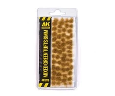 AK Interactive mišrūs žali žolės kuokšteliai 6 mm (AK8119)