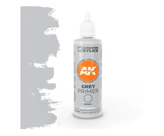 AK Interactive pilkas akrilinis gruntas 3rd Gen, 100 ml