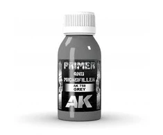 AK Interactive pilkas gruntas ir mikroužpildas aerografui 100 ml