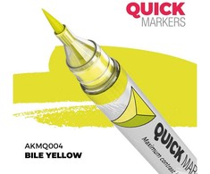 AK Interactive QUICK MARKER Bile Geltona miniatiūrų dažų žymeklis