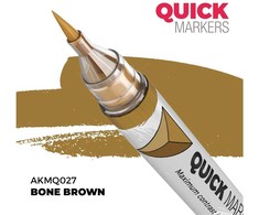 AK Interactive QUICK MARKER Bone Brown žymeklis miniatiūroms AKMQ027