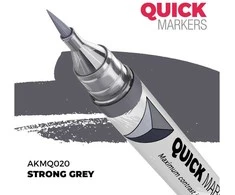 AK Interactive QUICK MARKER Strong Pilkas žymeklis miniatiūroms