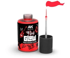 AK Interactive Raudona Glow fluorescenciniai emalio dažai, 30 ml AK12110