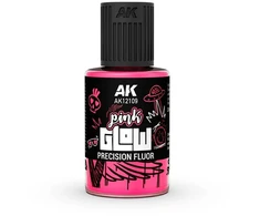 AK Interactive Rožinė Glow fluorescenciniai emalio dažai, 30 ml AK12109