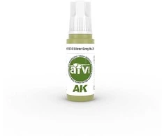 AK Interactive Sidabrinis Pilkas 28 AFV akriliniai dažai karinei technikai, 17 ml