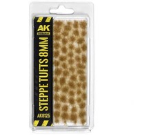 AK Interactive stepės žolės kuokštai 8 mm dioramoms ir maketams