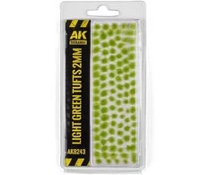 AK Interactive šviesiai žali žolės kuokšteliai 2 mm (AK8243)
