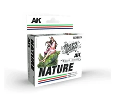 AK Interactive The Inks rašalų rinkinys Nature Colors 3×30 ml AK16025