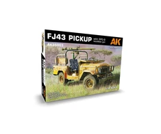 Ak Interactive Toyota Land Cruiser FJ43 pikapas su SPG-9 pabūklu, modelis 1/35 AK35003