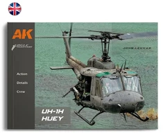 Ak Interactive UH-1H Huey sraigtasparnio nuotraukų knyga, 108 p., minkštas viršelis, EN