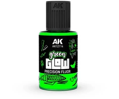AK Interactive Žalias Glow fluorescenciniai emalio dažai, 30 ml AK12114