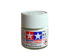 Akriliniai dažai Tamiya X-2 Blizgi balta 10 ml