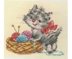 Alisa Siuvinėjimo rinkinys "Katuko svajonė" 0-97 (13x12cm)