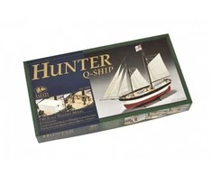 Amati Hunter Q-Ship medinis laivo modelio rinkinys 1:60