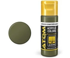 AMMO by MIG Jimenez AMMO MIG ATOM akriliniai dažai RLM70 Schwarzgrün, 20 ml