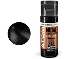 AMMO by MIG Jimenez AMMO MIG ATOM akriliniai dažai Metalinė Juoda 20 ml (20168)