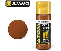 AMMO by MIG Jimenez AMMO MIG ATOM akriliniai dažai Raudona Brick, 20 ml