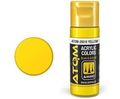 AMMO by MIG Jimenez AMMO MIG ATOM akriliniai dažai geltona 20018, 20 ml