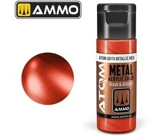 AMMO by MIG Jimenez AMMO MIG ATOM akriliniai dažai – metalinė raudona, 20 ml (20174)