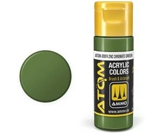 AMMO by MIG Jimenez AMMO MIG ATOM akriliniai dažai Zinc Chromate Žalias 20 ml (20074)