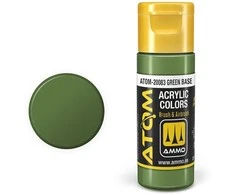 AMMO by MIG Jimenez AMMO MIG ATOM akriliniai dažai Žalias Base, 20 ml (20083)
