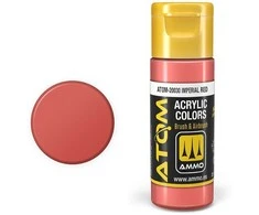 AMMO by MIG Jimenez AMMO MIG ATOM akriliniai dažai Imperial Raudona, 20 ml (20030)